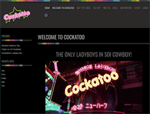 Tablet Screenshot of cockatooladyboybar.com